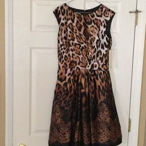 Boston Proper Leopard/Cheetah Print Dress